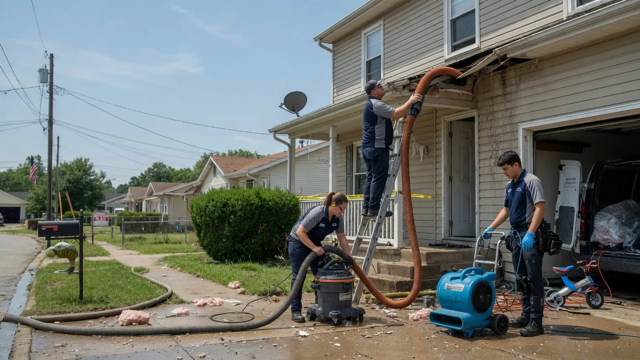 Water Damage Restoration in Edinburg, PA near me